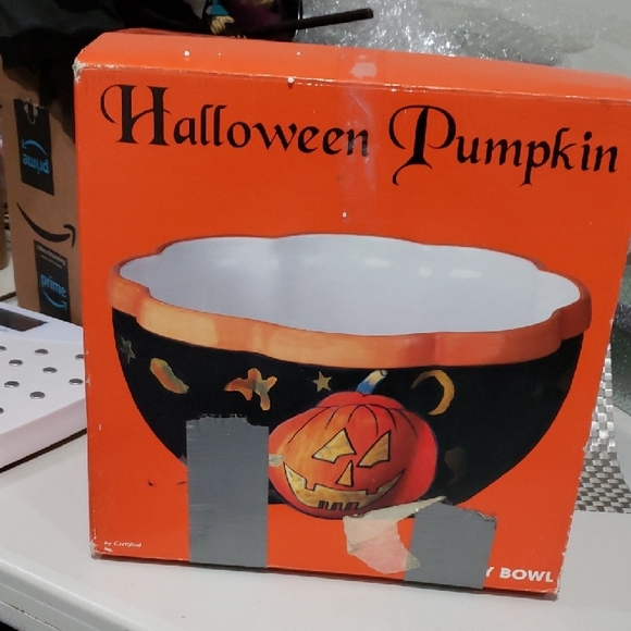 SUSAN ❤ WINGET Other - Halloween Pumpkin Bowl